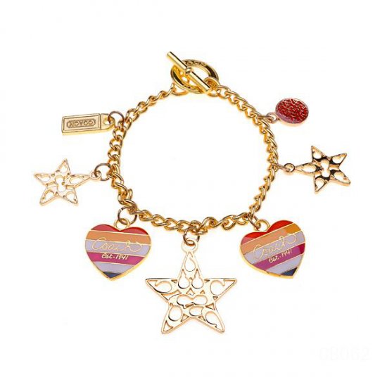 Coach Logo Star Gold Bracelets CXH | Women